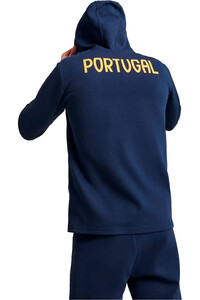 Puma sudadera entrenamiento fútbol PORTUGAL 25 Casuals Hooded Jacket vista trasera
