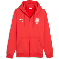 Puma sudadera entrenamiento fútbol PORTUGAL 25  ftblESS FZ Hooded Jacket FL vista frontal