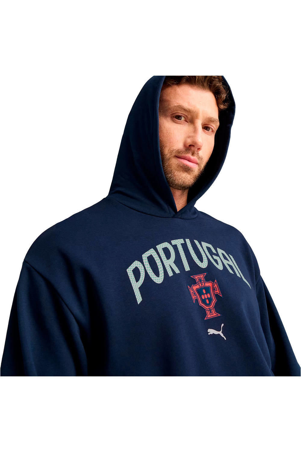 Puma sudadera entrenamiento fútbol PORTUGAL 25 ftblNRGY+ Hoodie vista detalle