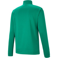 Puma sudadera entrenamiento fútbol teamRISE 1/4 Zip Top vista trasera