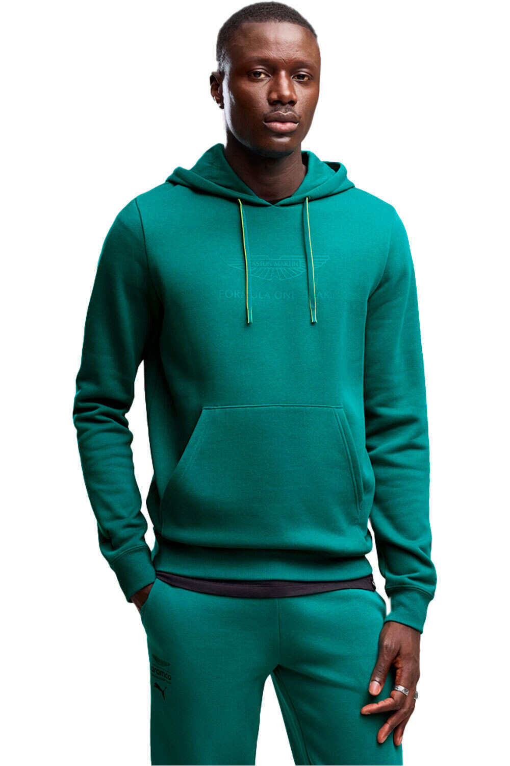 Puma sudadera hombre AMF1 Essential Sweat vista frontal