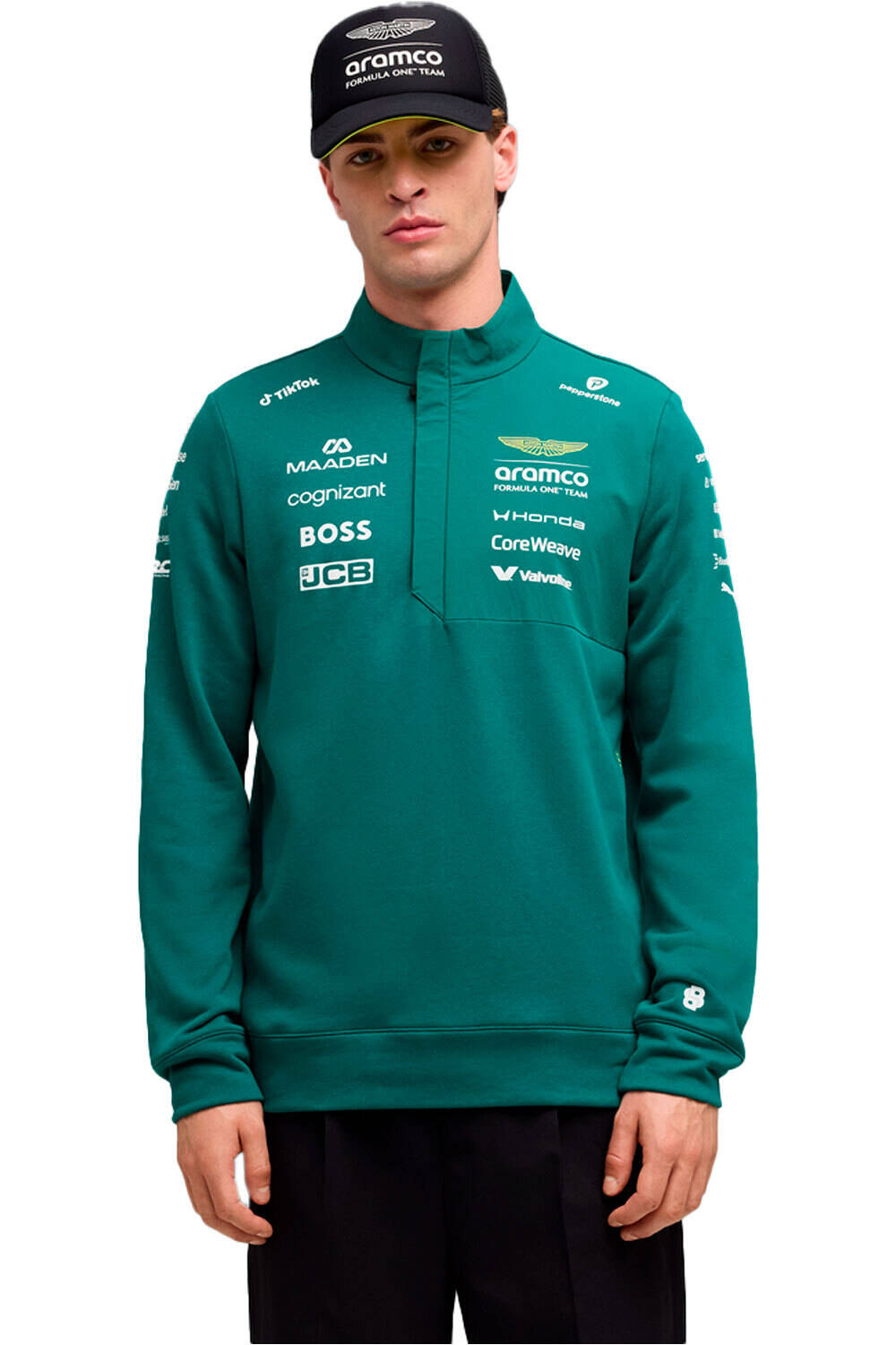 Puma sudadera hombre AMF1 Replica HZ Swea vista frontal