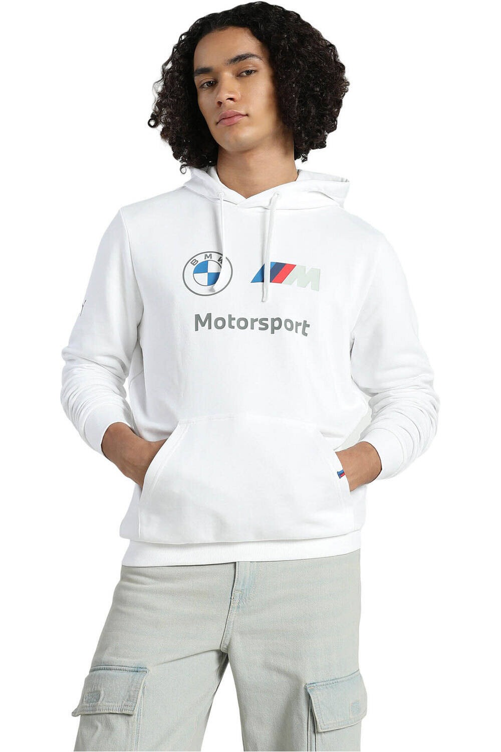 Puma sudadera hombre BMW MMS ESS Hoodie FT vista frontal