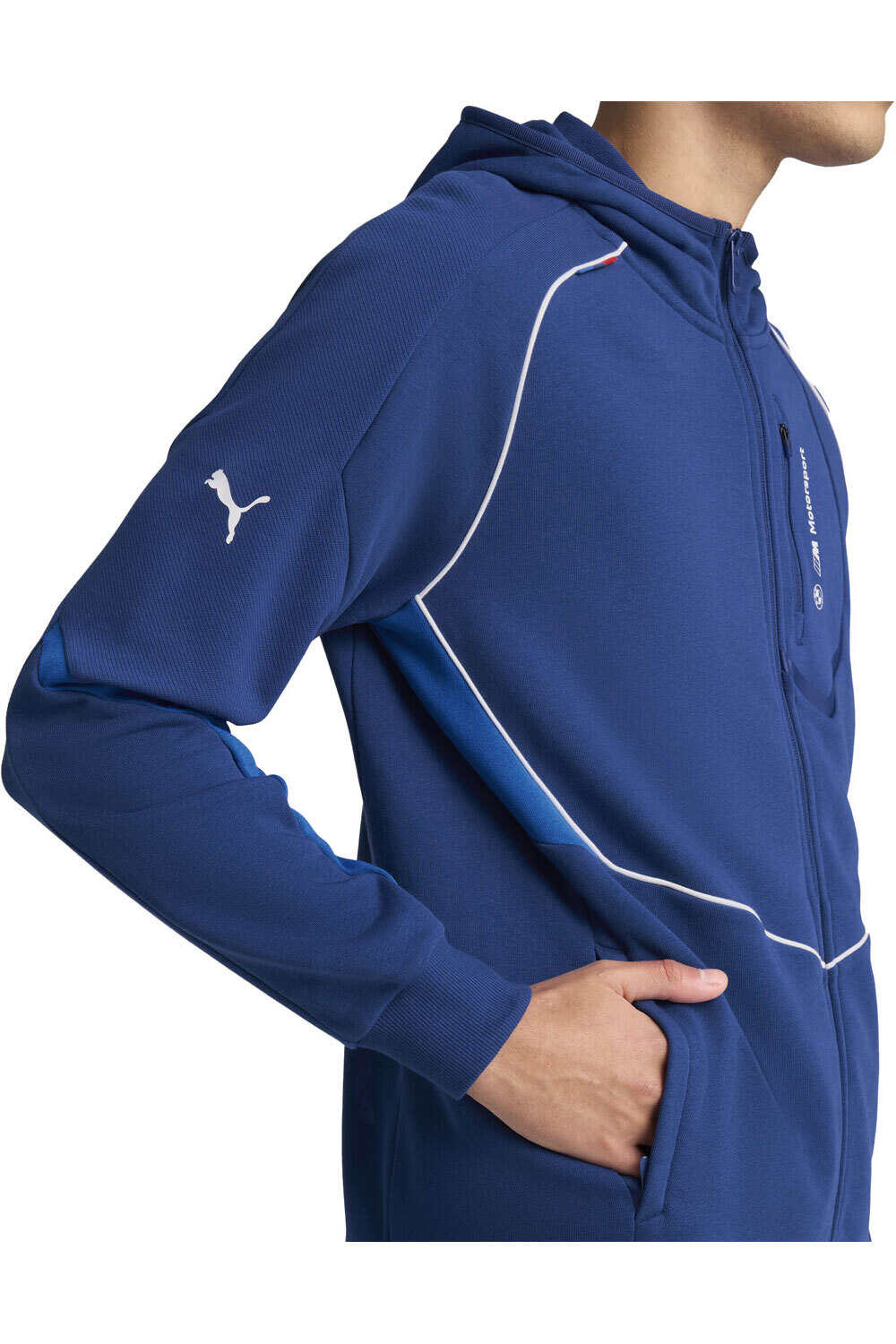 Puma sudadera hombre BMW MMS  HOODED SWEAT JACKET vista detalle