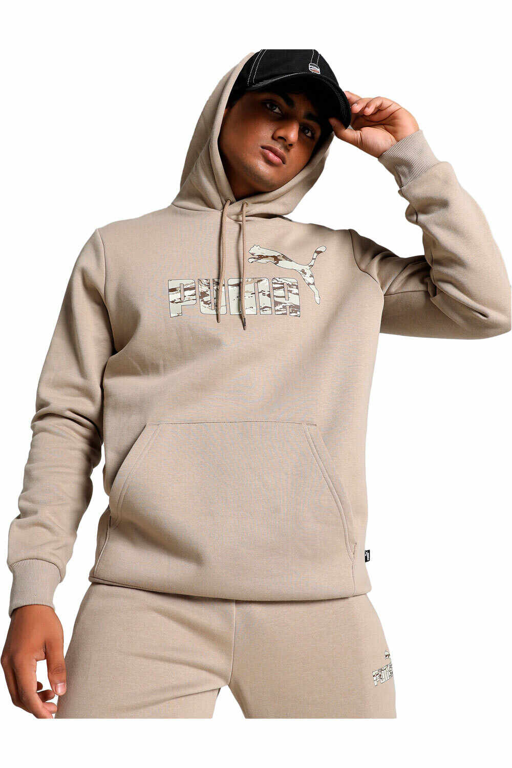 Puma sudadera hombre ESS+ CAMO Hoodie FL vista frontal