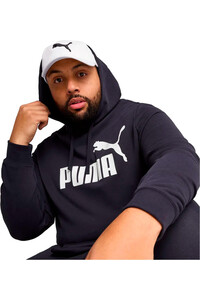 Puma sudadera hombre ESS No. 1 Logo Hoodi vista detalle