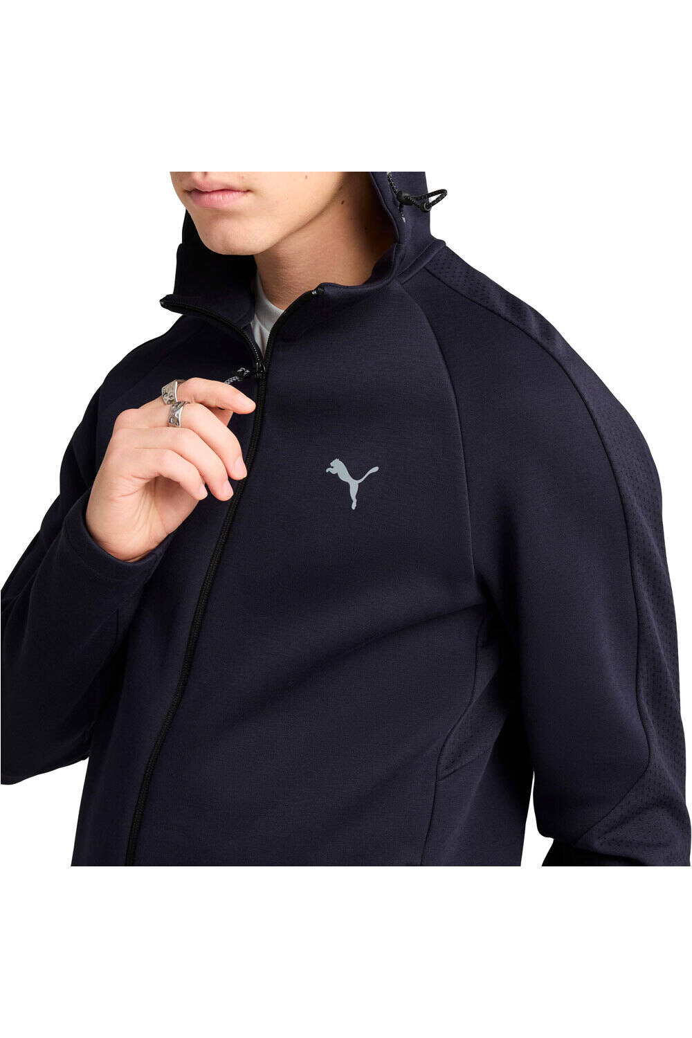 Puma sudadera hombre EVOSTRIPE Full-Zip H vista detalle