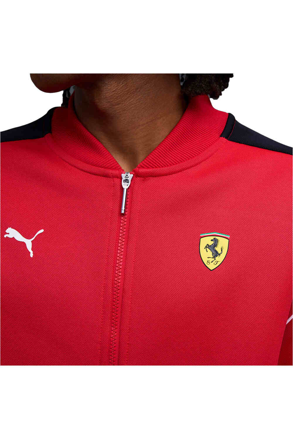 Puma sudadera hombre Ferrari MT7 Track Ja vista detalle
