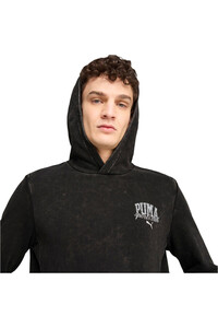 Puma sudadera hombre PUMA CLASS Washed Hoodie TR vista detalle