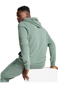 Puma sudadera hombre PUMA CLASS Washed Hoodie TR vista trasera