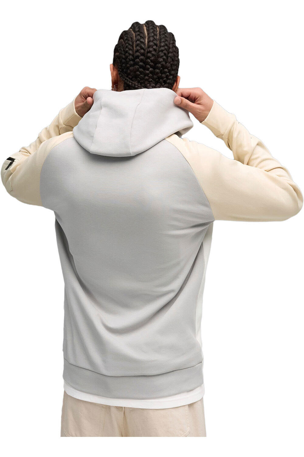 Puma sudadera hombre PUMATECH FZ Hoodie vista trasera