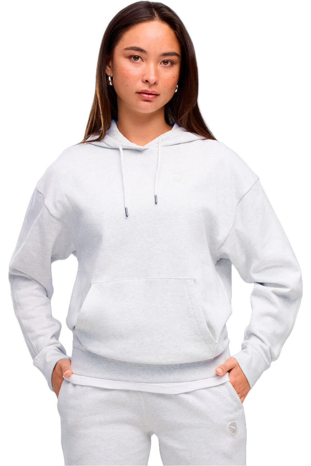 Puma sudadera mujer ESS ELEVATED Comfort vista frontal