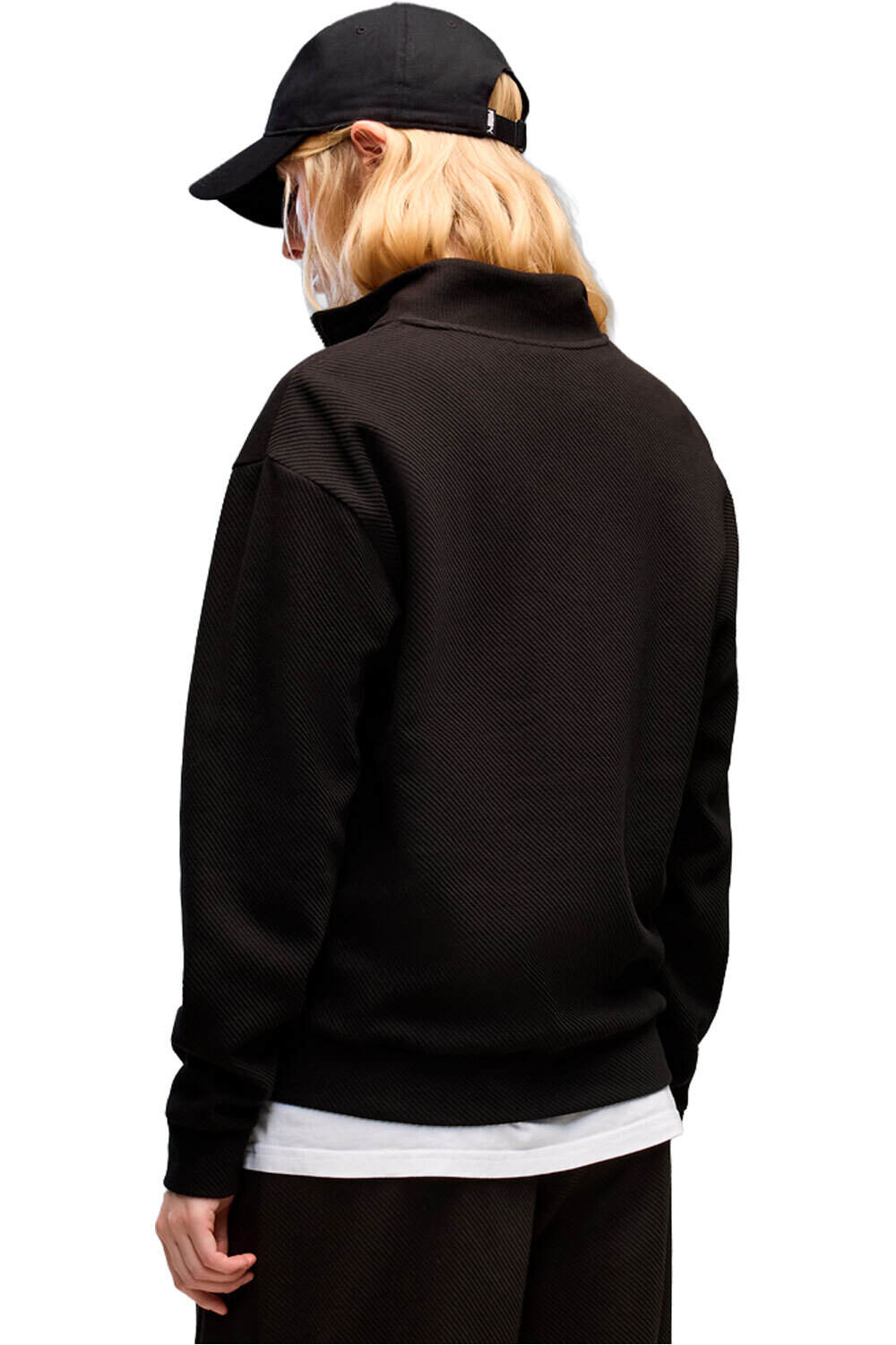 Puma sudadera mujer ESS ELEVATED Standar vista trasera