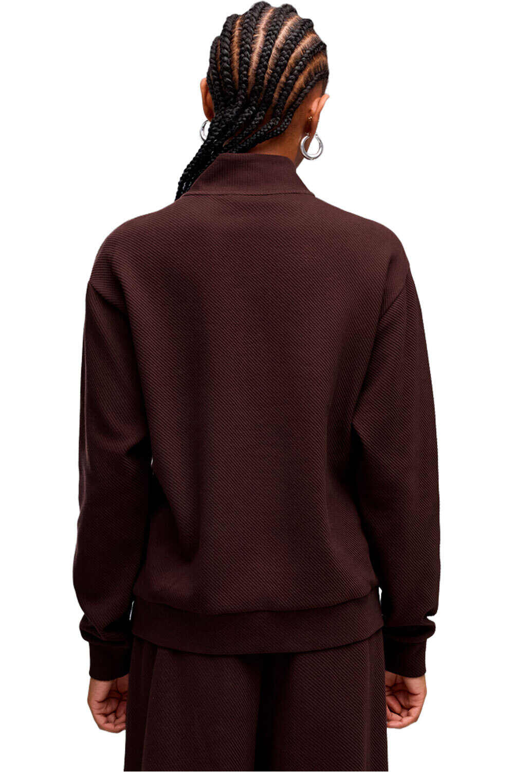 Puma sudadera mujer ESS ELEVATED Standar vista trasera