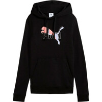 Puma sudadera mujer ESS LOGO LAB Hoodie TR vista detalle