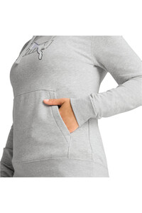 Puma sudadera mujer ESS LOGO LAB Hoodie TR vista detalle