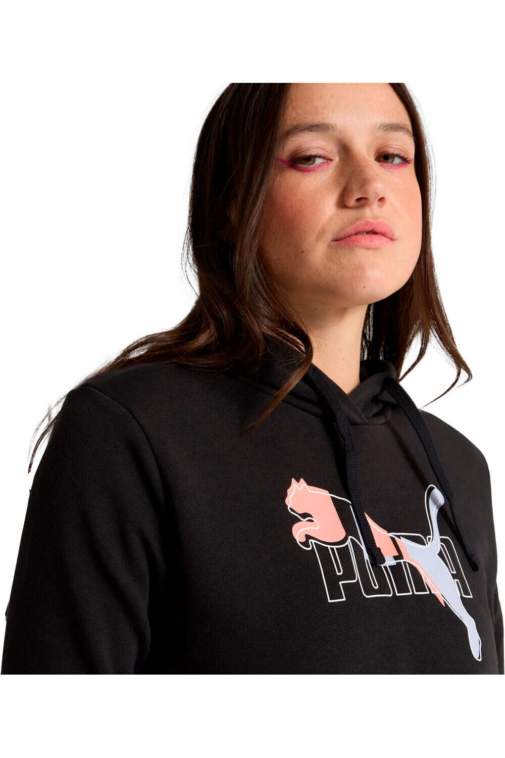 Puma sudadera mujer ESS LOGO LAB Hoodie TR vista trasera