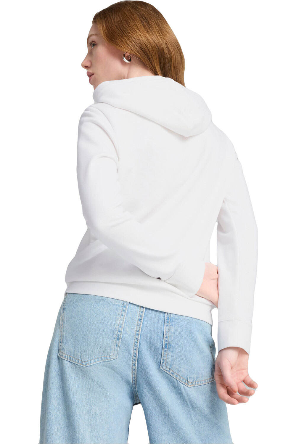 Puma sudadera mujer ESS METALLIC Hoodie TR vista trasera