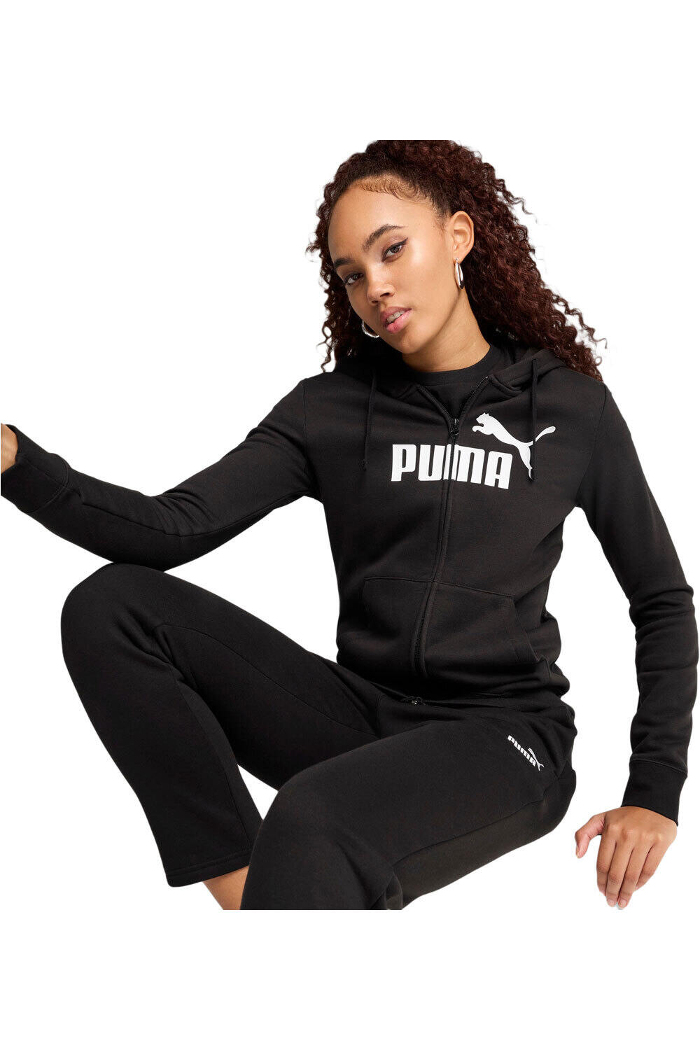 Puma sudadera mujer ESS No. 1 Logo Full- vista frontal