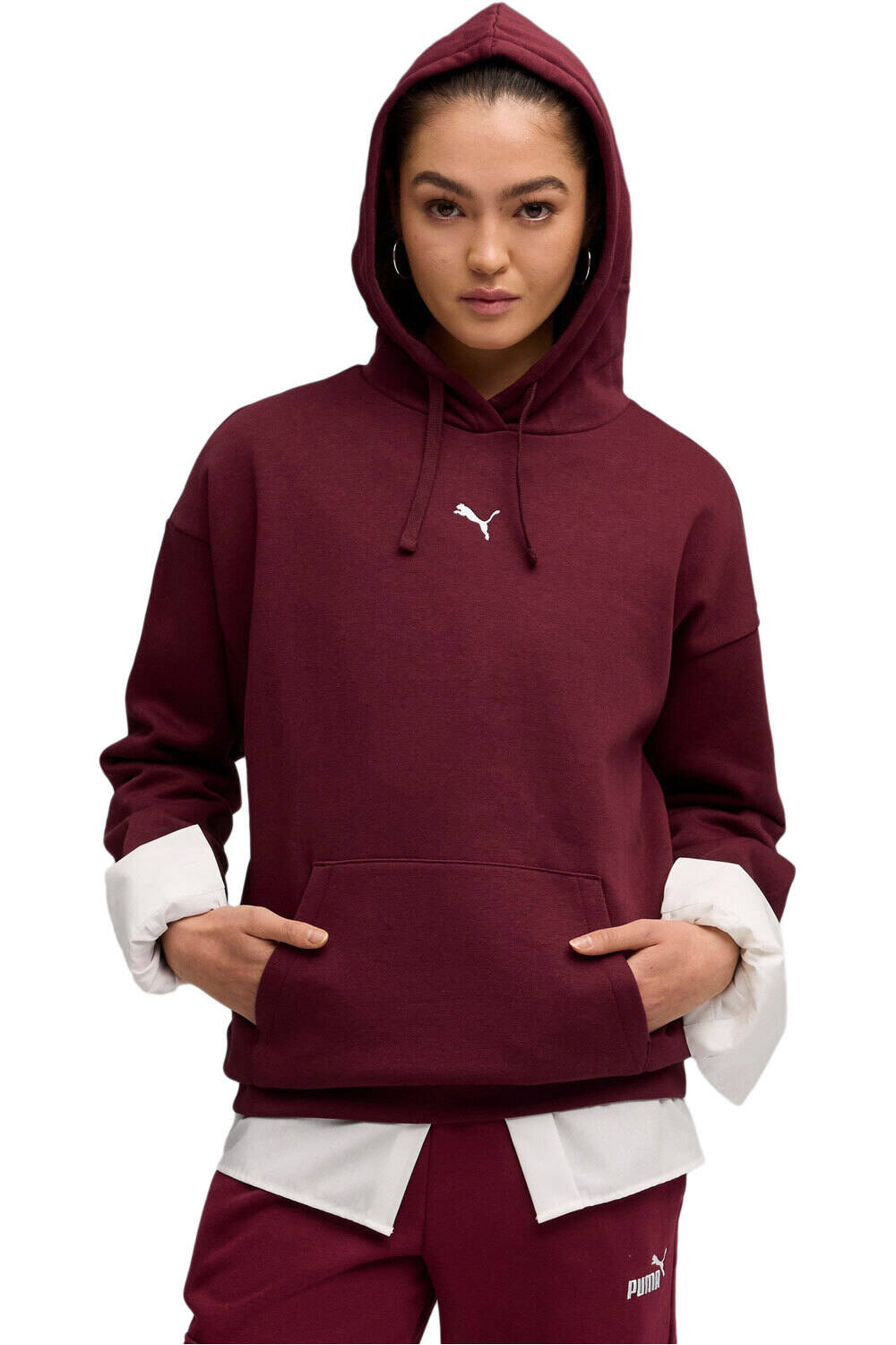 Puma sudadera mujer ESS Oversized Hoodie vista frontal