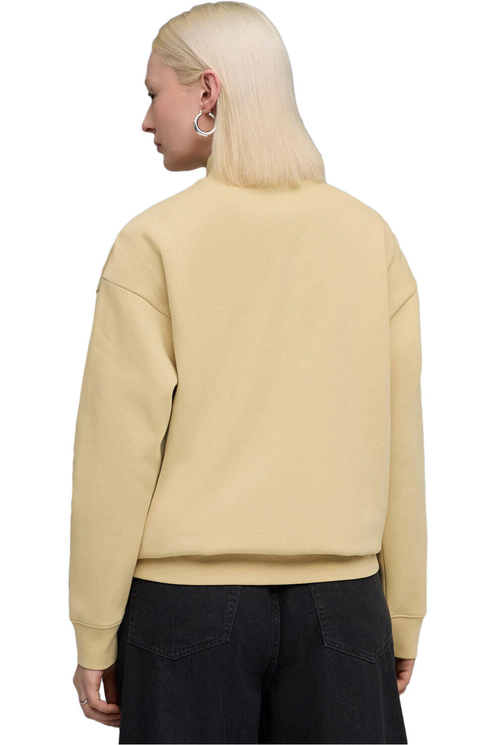 Puma sudadera mujer ESS SCRIPT Relaxed H vista trasera