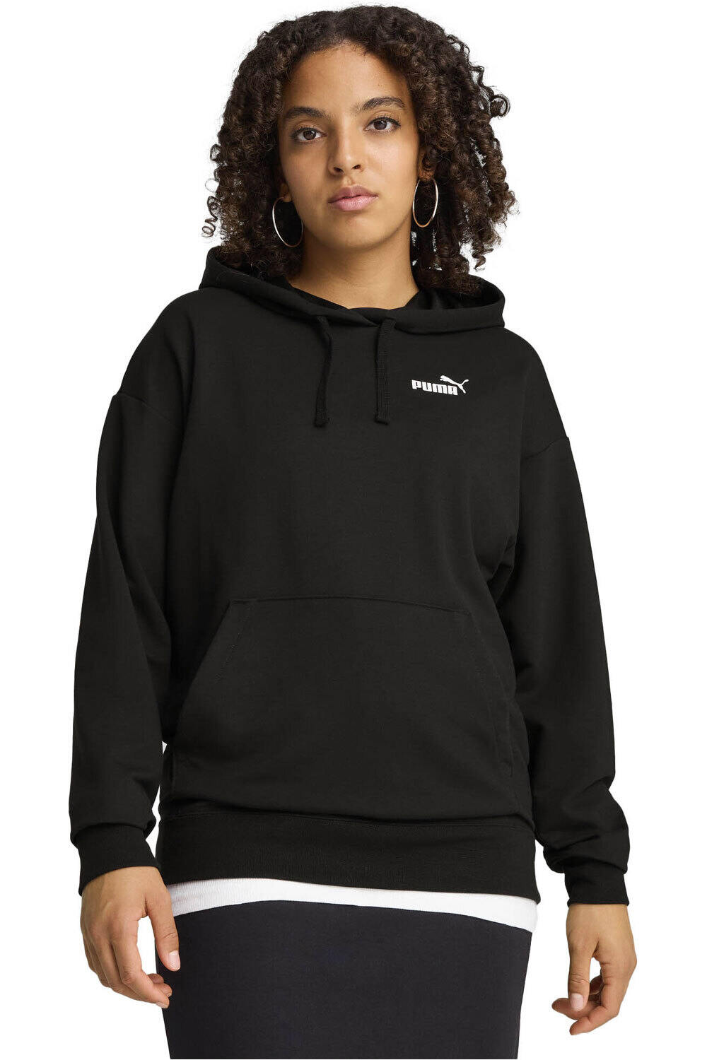 Puma sudadera mujer ESS Small No. 1 Logo Comfort Lightweight vista frontal