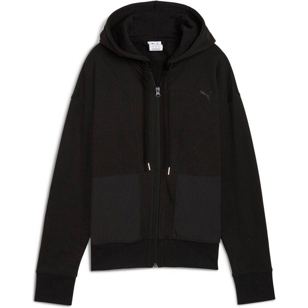 Puma sudadera mujer HER Relaxed Full-Zip vista detalle