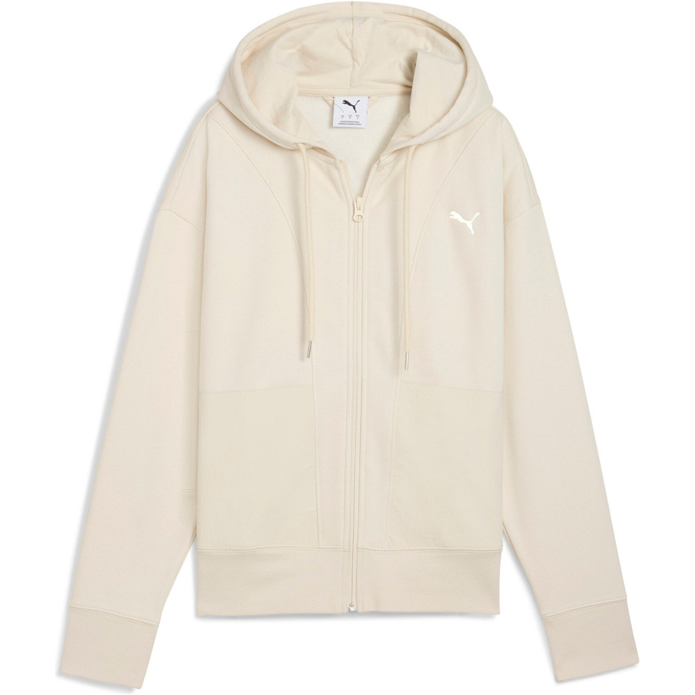 Puma sudadera mujer HER Relaxed Full-Zip vista frontal