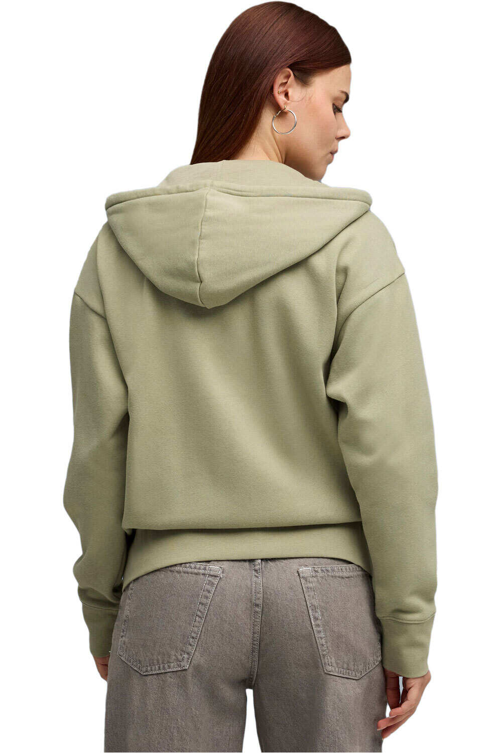 Puma sudadera mujer HER Relaxed Full-Zip vista trasera