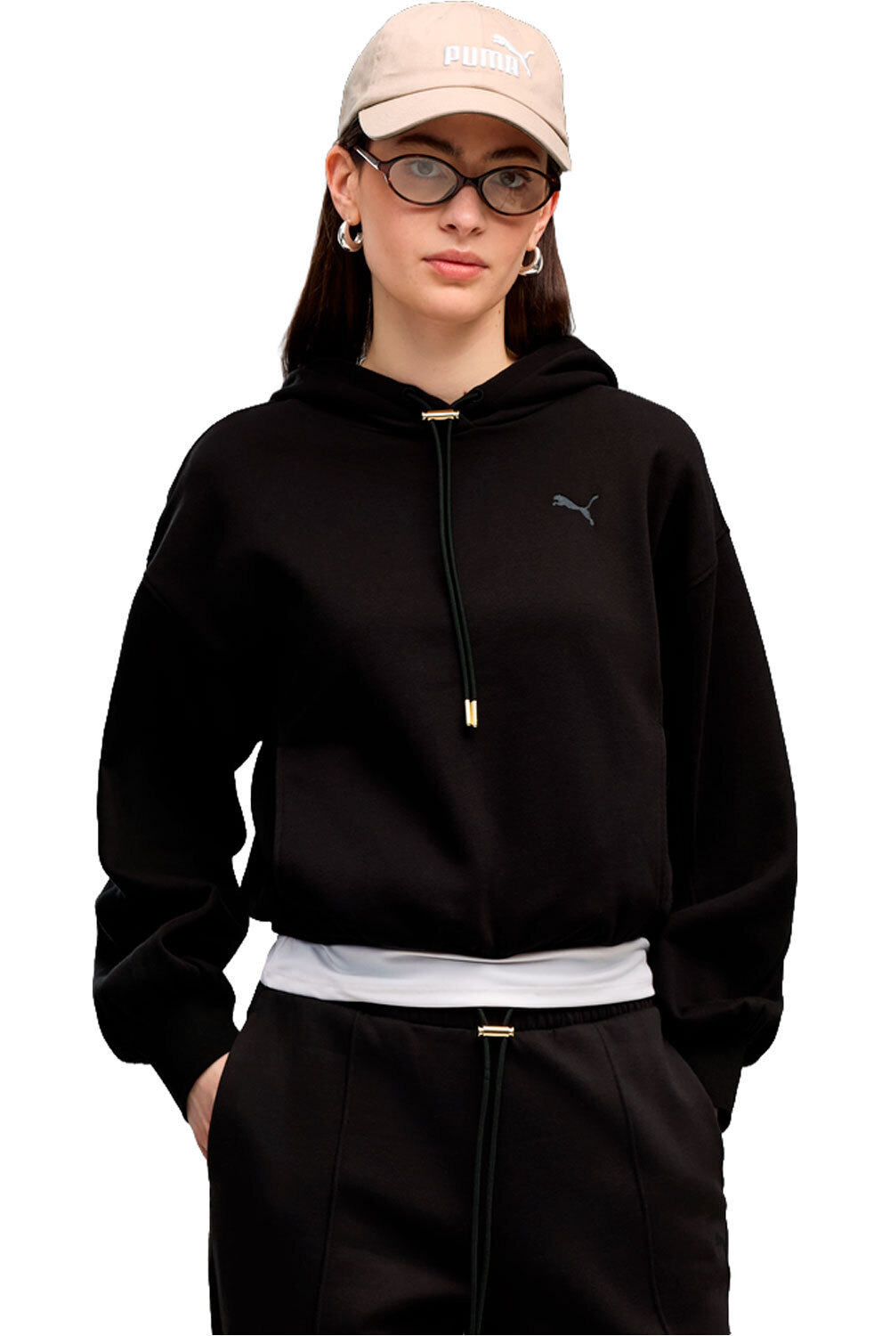 Puma sudadera mujer HER Relaxed Hoodie F vista frontal