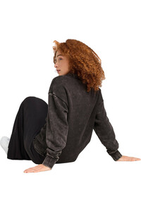 Puma sudadera mujer PUMA CLASS Comfort Washed Crew TR vista trasera