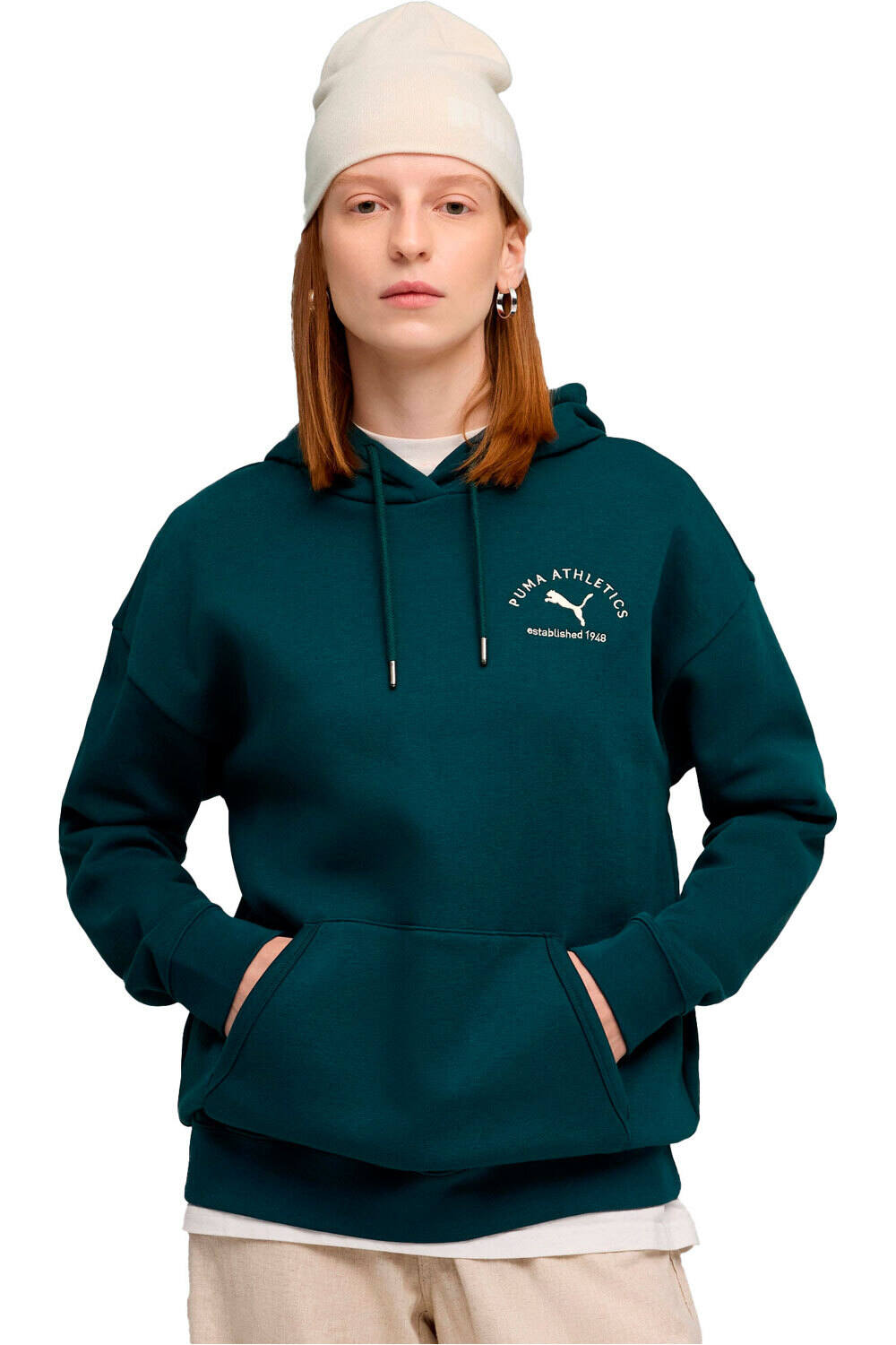 Puma sudadera mujer PUMA CLASS Relaxed H vista frontal