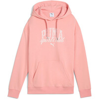 Puma sudadera mujer PUMA CLASS Relaxed Hoodie TR vista frontal