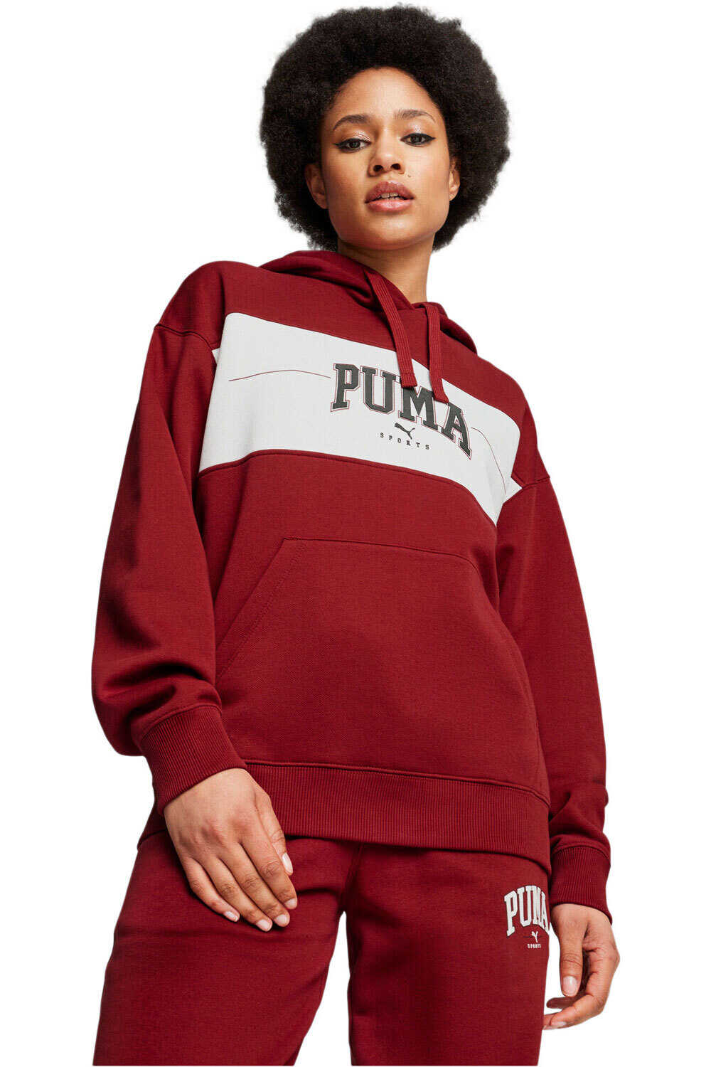 Puma sudadera mujer PUMA SQUAD Hoodie FL vista frontal
