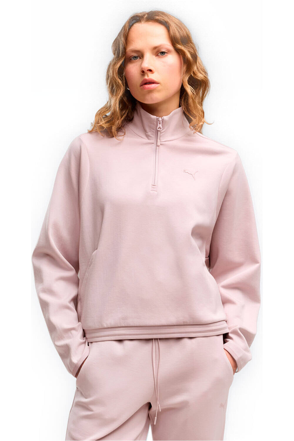 Puma sudadera mujer PUMATECH SENSE Relax vista frontal
