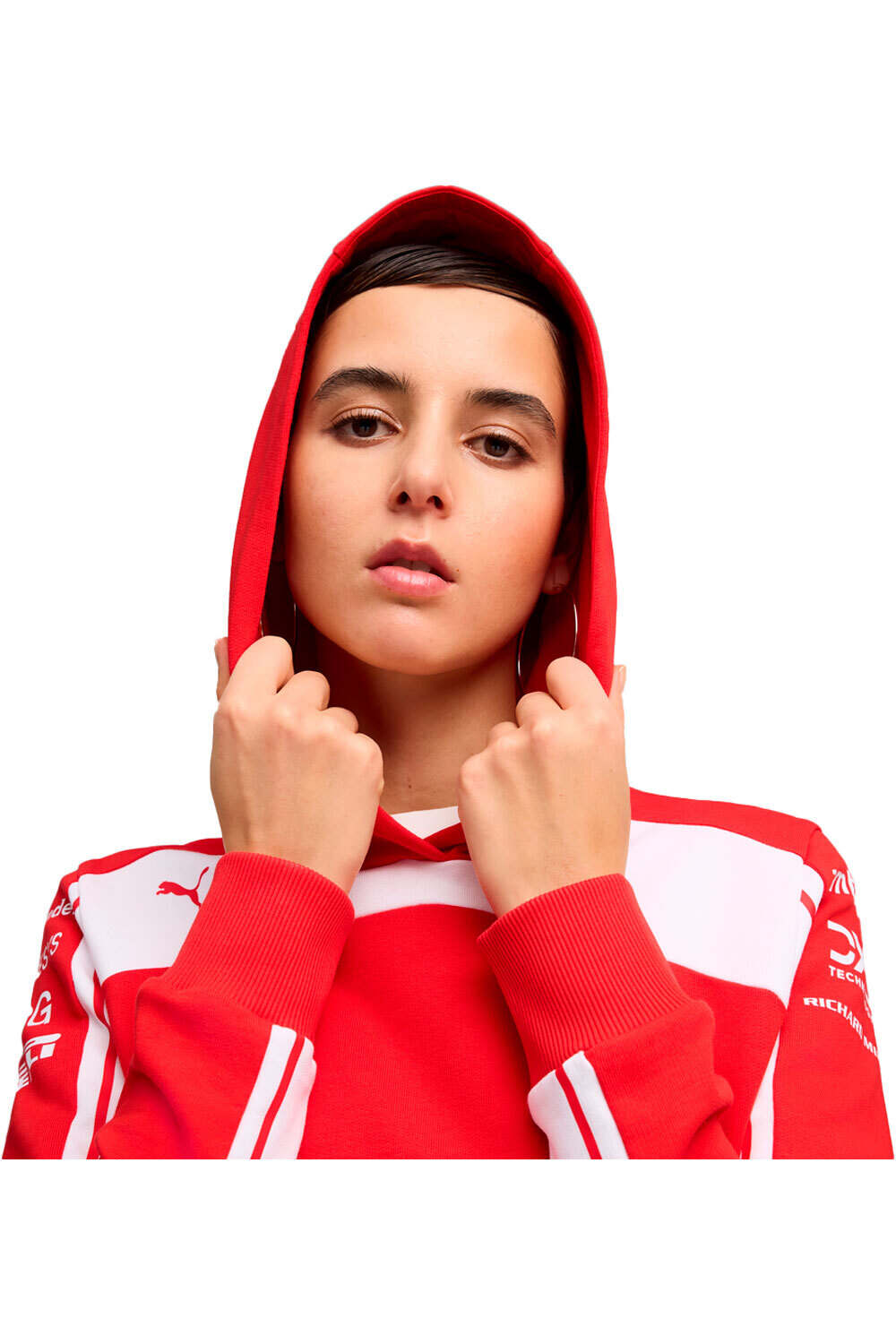 Puma sudadera mujer SF Replica Cropped H vista detalle