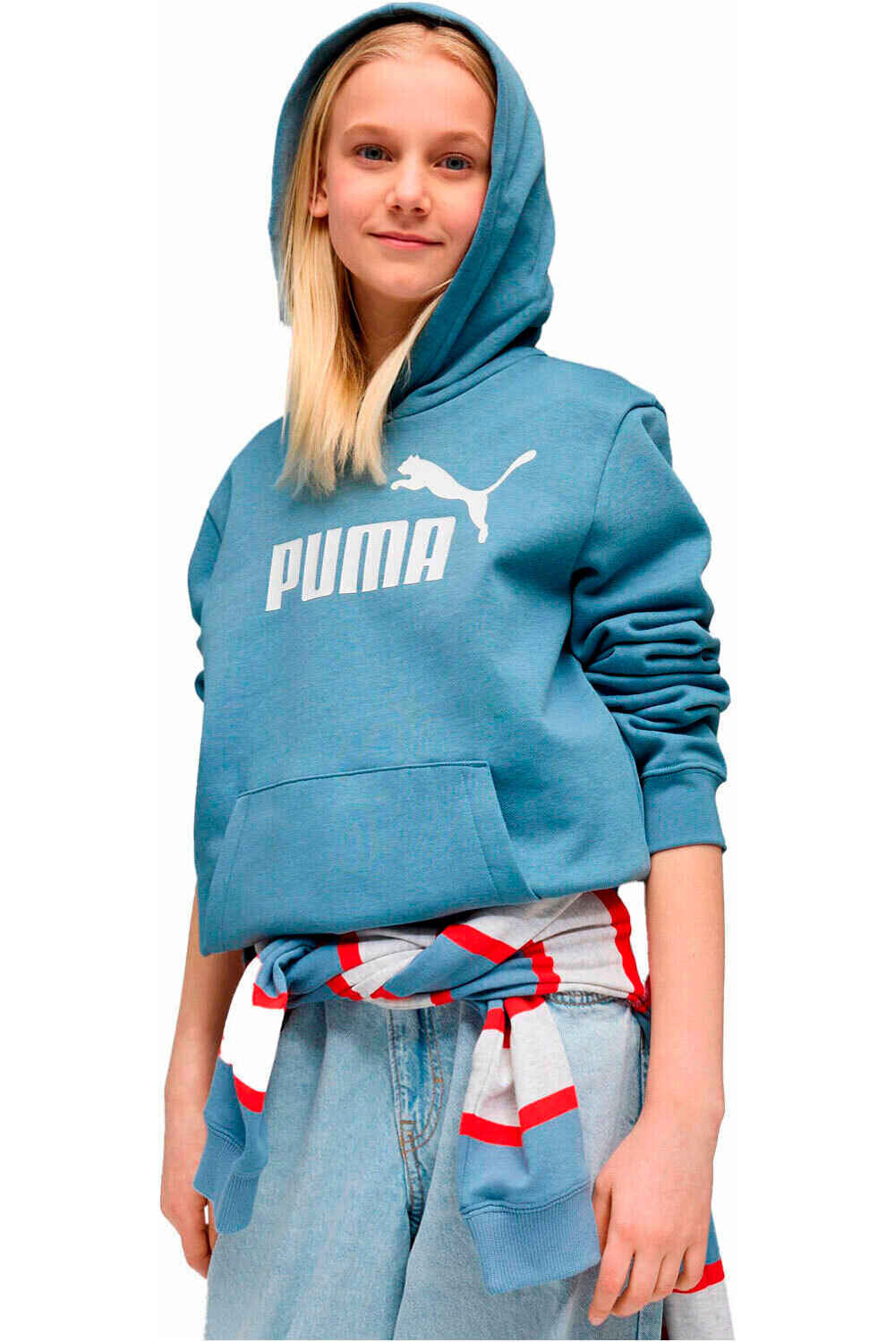 Puma sudadera niña ESS No. 1 Logo Hoodi vista frontal