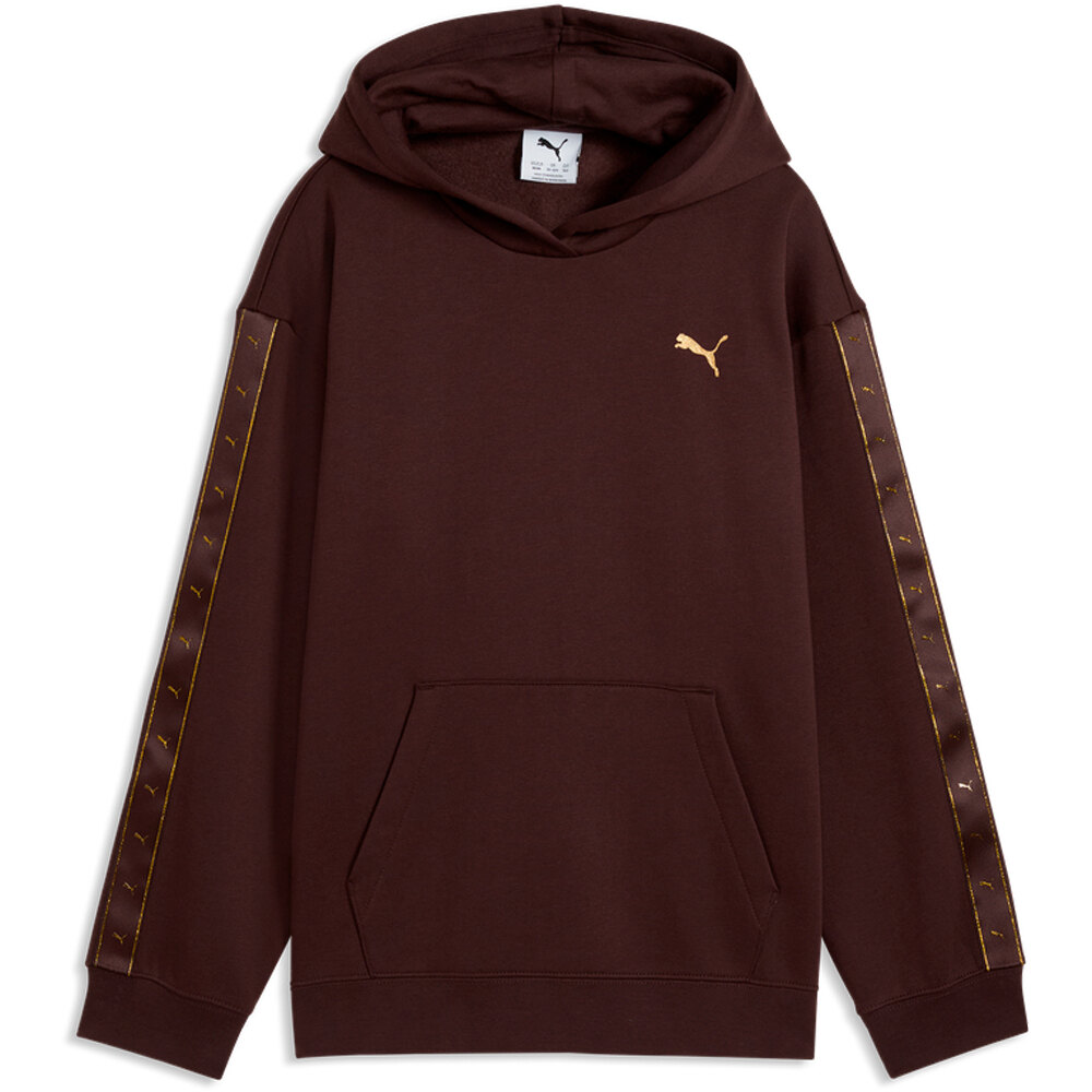 Puma sudadera niña ESS TAPE Relaxed Hoo vista detalle