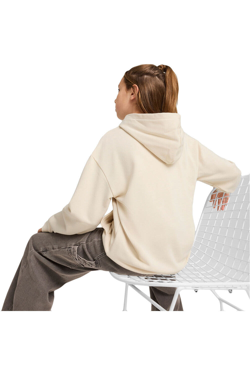 Puma sudadera niña FLAMING LOVE Hoodie TR G vista trasera