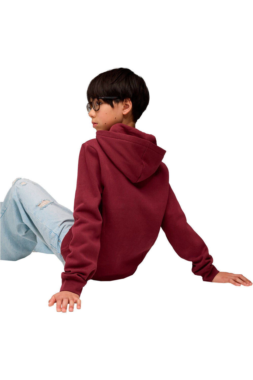 Puma sudadera niña M_ESS No. 1 Logo Hoodi vista trasera