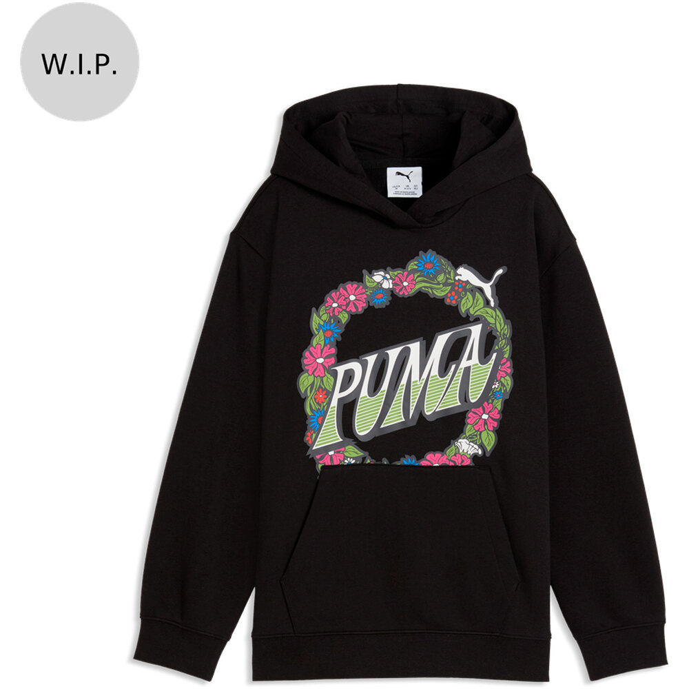 Puma sudadera niña MID90s Relaxed Graph vista detalle