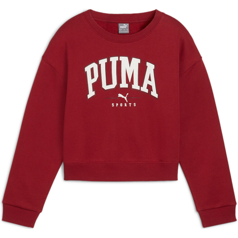 Puma sudadera niña PUMA SQUAD Crew FL G vista detalle