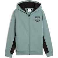 Puma sudadera niño ACTIVE SPORTS Graphic Hoodie Full-Zip TR vista frontal