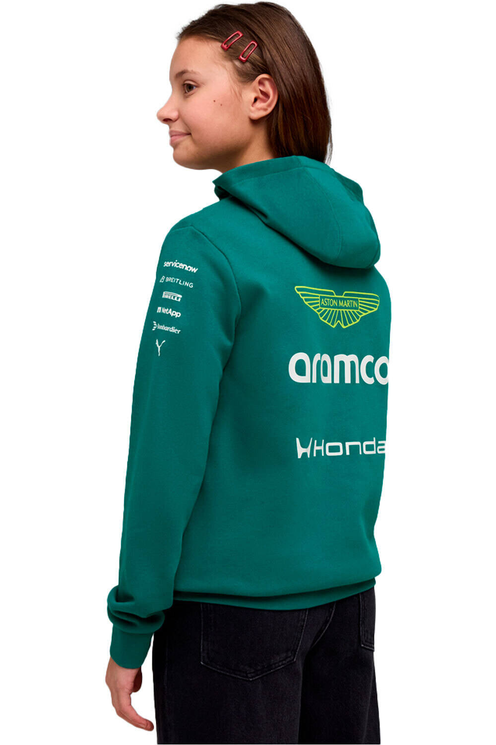 Puma sudadera niño AMF1 Replica Hoodie vista trasera