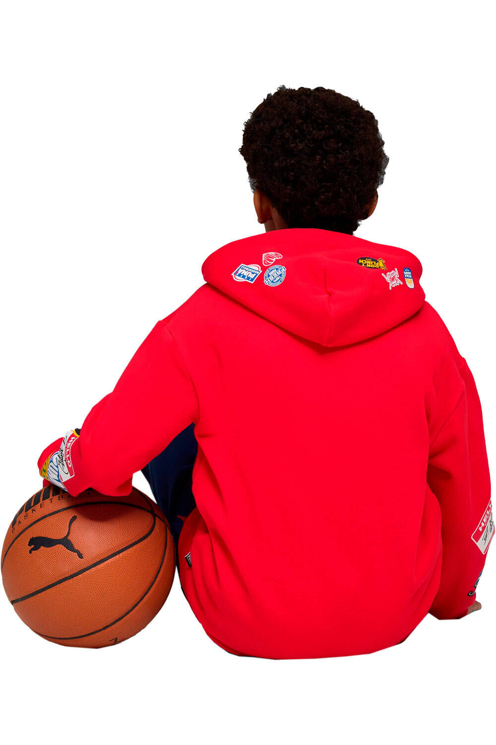Puma sudadera niño BASKETBALL HOOPERHOT vista trasera
