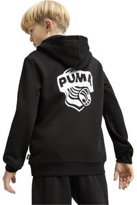 Puma sudadera niño BASKETBALL Posterize Hoodie TR B vista trasera
