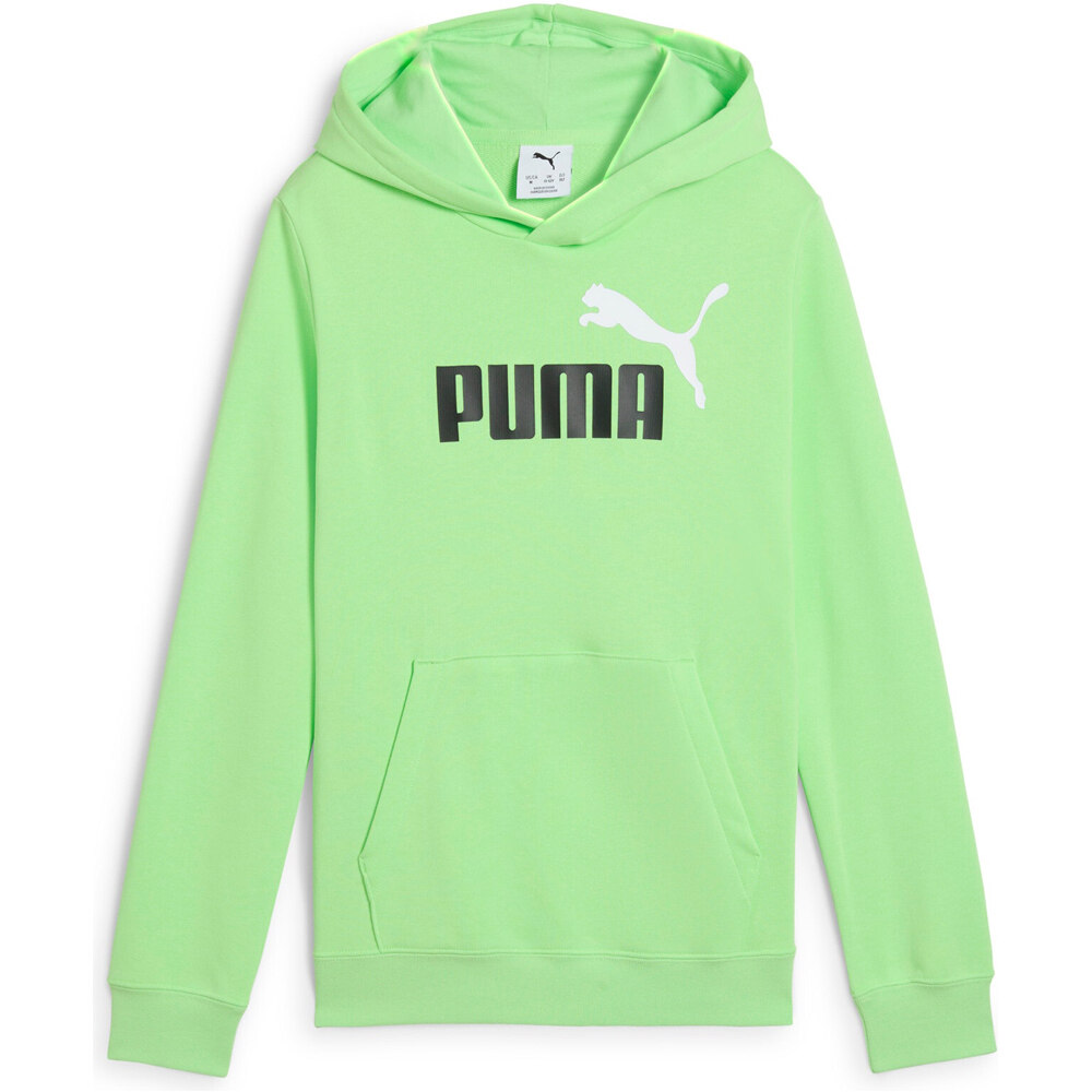 Puma sudadera niño ESS 2 COLOR No.1 Logo Hoodie TR B vista frontal