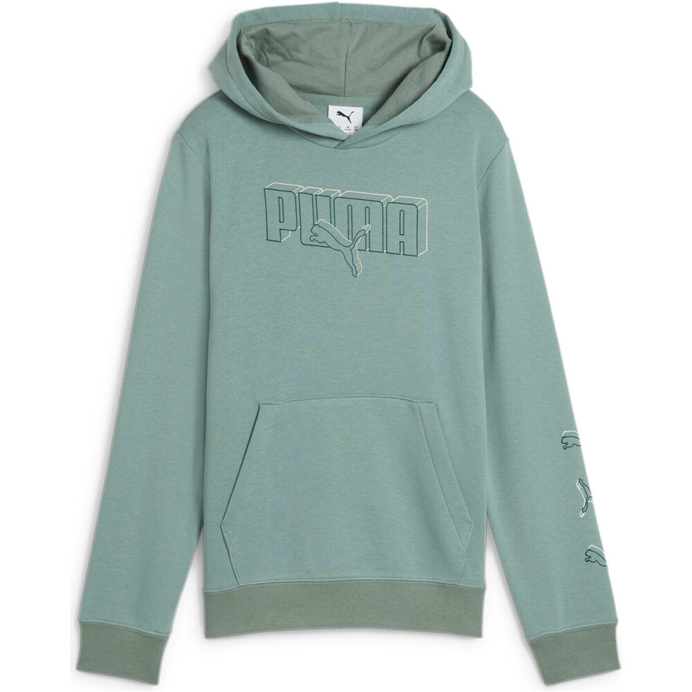 Puma sudadera niño ESS LOGO LAB Execution Hoodie TR B vista frontal