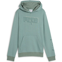 Puma sudadera niño ESS LOGO LAB Execution Hoodie TR B vista frontal
