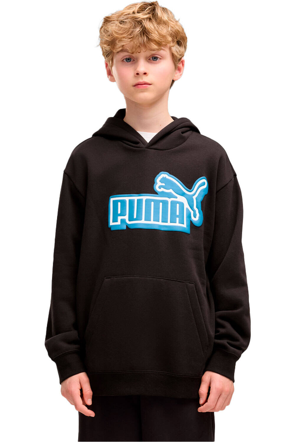 Puma sudadera niño ESS LOGO LAB Relaxed vista frontal